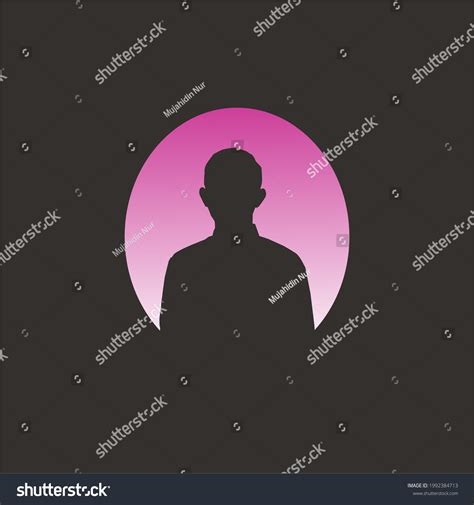 Silhouettes People Purple Circles Your Personal Stock Vector Royalty