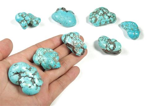 Turquoise Tumbled Stone Gemstones Healing Stones Firoza Gemstone Kg