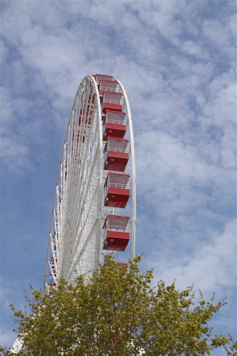 Free Images Sky City Travel Spring Ferris Wheel Amusement Park