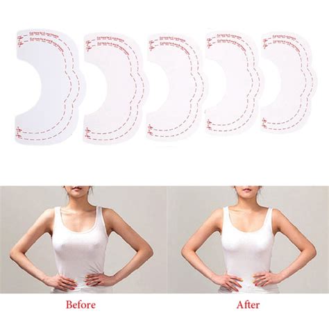 1set 10pcs Hot Breast Lift Tape Invisible Instant Enhancer Push Up Bare Lift Adhesive Bra