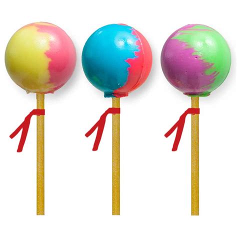 Super Size Ball Swirl Lollipop In Candy Ts