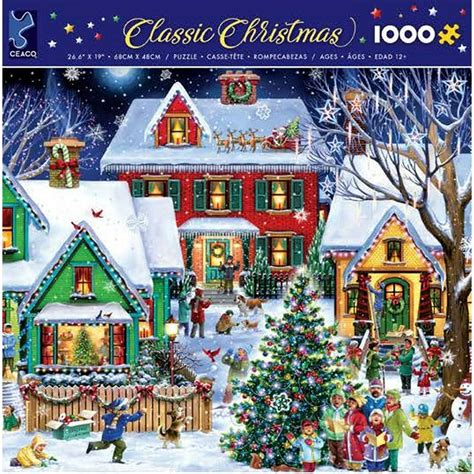 Ceaco Classic Christmas Christmas Houses 1000 Piece Jigsaw Puzzle