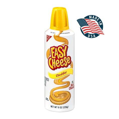 Nabisco Easy Cheese Cheddar Em Spray 226 G Shopee Brasil