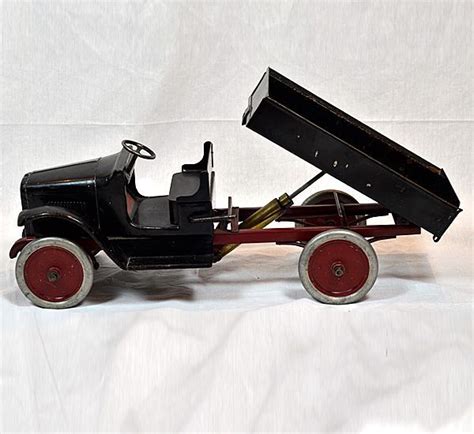 1920s very rare 25 buddy l hydraulic model 201 a pressed steel dump truck vintage toys buddy