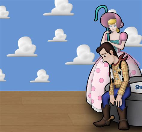 Toy Story Woody And Bo Peep Sad Color Ver By Sokai274 On Deviantart