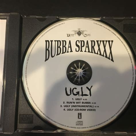 Bubba Sparxxx Ugly 3 Tracks Ugly Video Interscope Uk 2001 Cd Ebay
