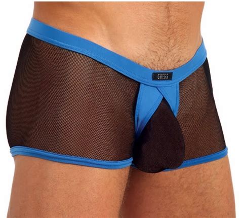 Mens Sexy X Rated Maximizer See Through Mesh Boxer Brief Underwear By