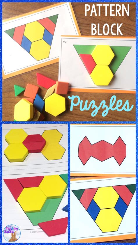 These Pattern Block Puzzles Are Great For Morning Bins Math Centers