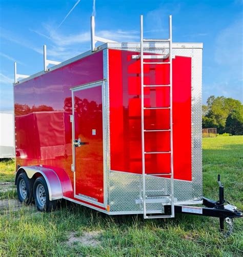 2022 Overland Trailers 7x14 Tandem Axle Blackout Package Enclosed Cargo