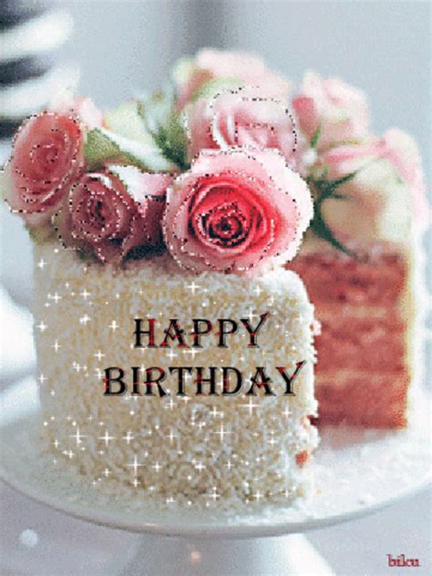 Cute Happy Birthday Animations And Gifs Happy Birthday Cake Images
