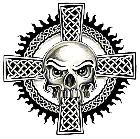 Cross And Skull Tattoo Background Gothic Tattoo Gothic Tattoo Designs