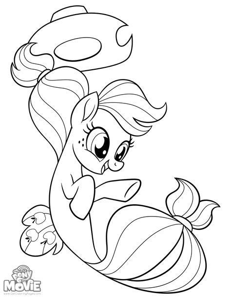 Free printable coloring pages to print for kids. Princess Skystar My Little Pony Movie Coloring Pages ...