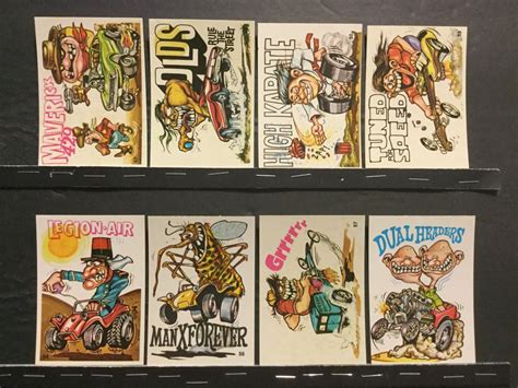 1973 Donruss Fabulous Odd Rods Near Set 46 Different See Images Of All