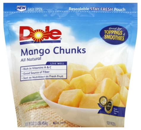 Dole Frozen Mango Chunks Foods With Judes