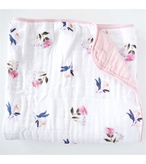 Loulou Lollipop Luxe Muslin Quilt Pink Peony