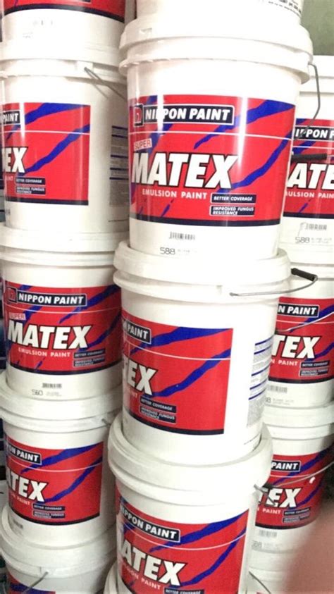 A) paint partner is available on three platforms (web, mobile (android & ios) and offline). Nippon Paint Super Matex Emulsion Paint | Building ...