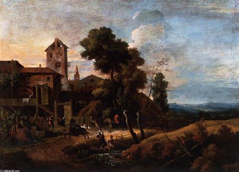 Art Reproductions Landscape 1720 By Marco Ricci 1676 1730 Italy