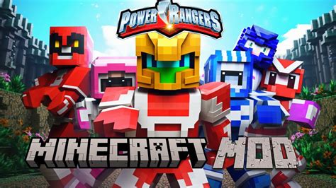 Minecraft POWER RANGERS MOD MODEL SHOWCASE YouTube