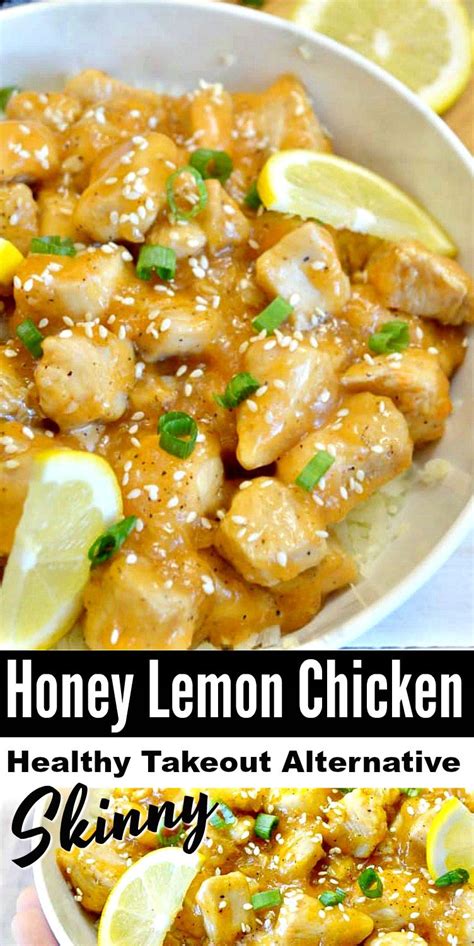 Skinny Honey Lemon Chicken Healthy Lemon Chicken Recipe Chicken