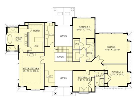 Two Story 5 Bedroom Meydenbauer Home Floor Plan Home Stratosphere