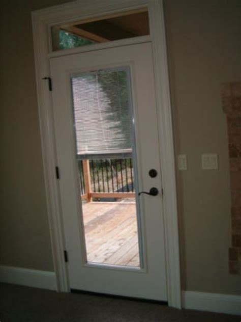 Exterior Doors With Blinds Between The Glass Glass Door Ideas