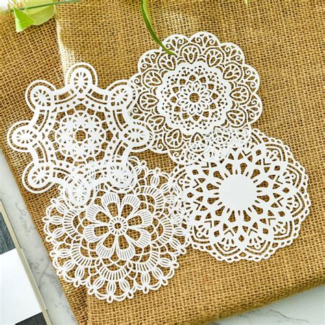Buy Kljuyp White Lace Paper Doiliesplacemats For