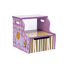 This adorable collection features friendly safari animals in vibrant colors with cute appliqu?s and embroidered details. CoCaLo Jacana Step Stool | Step stool, Crib bedding girl ...