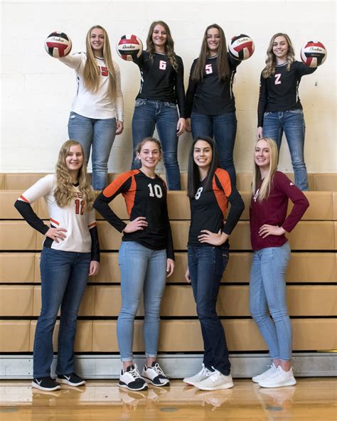 Olson Nelson Co Mvps Of All Area Volleyball Team The Daily Chronicle