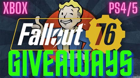 Fallout 76 Rare Plans Legendary Items All Free Giveaway With A Twist Youtube