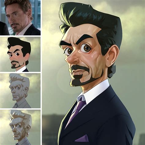 Artist Imagines Movie Actors As Cartoon Characters And Wed Love To