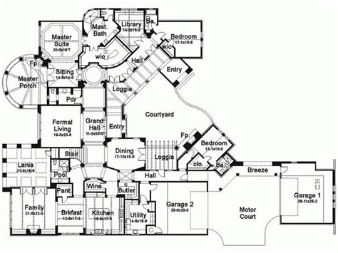 Awesome Six Bedroom House Plans New Home Plans Design