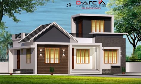 740 Sq Ft 2bhk Contemporary Style Single Storey House And Free Plan 12