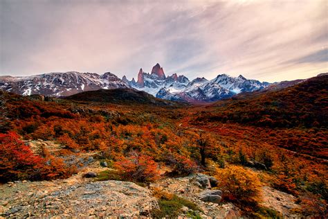 Minden Nap Más Thats How Autumn In Patagonia Looks Like 1920x1080 Oc