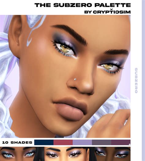 The Subzero Palette Crypticsim On Patreon In 2021 Sims Sims 4