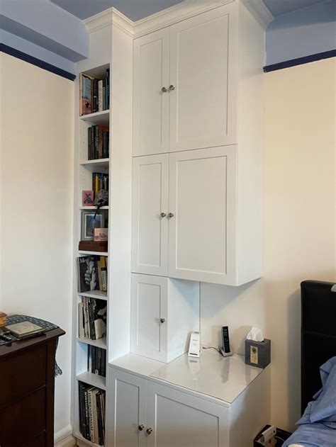 Custom Built In Bedroom Wall Unit Nyc Gothic Cabinet Craft