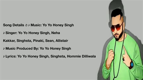 Makhana Song By Yo Yo Honey Singh Lyrics By Speed Lyrics Youtube