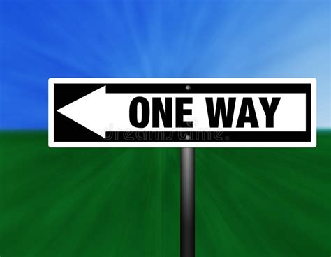 One Way Street Sign Royalty Free Stock Photography Image 3029247