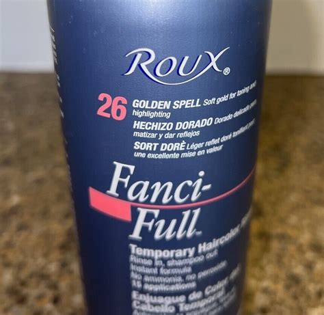 Roux Fanci Full Rinse Temporary Hair Color Rinse In 26 Golden Spell 15