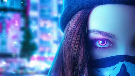 1920x1080 Neon Eyes Girl 4k Laptop Full Hd 1080p Hd 4k Wallpapers Images Backgrounds Photos And
