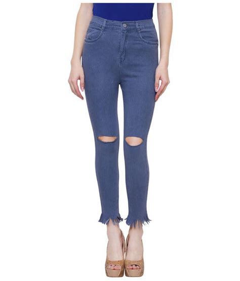 Girlish Denim Jeans Grey Buy Girlish Denim Jeans Grey Online At