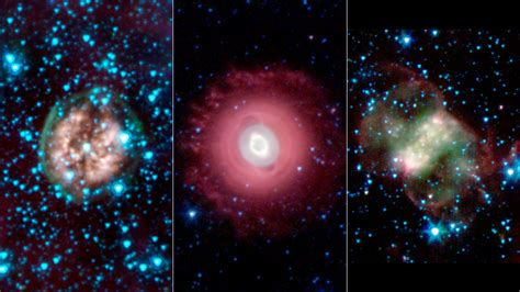 A Ghostly Trio From Nasas Spitzer Space Telescope Nasa