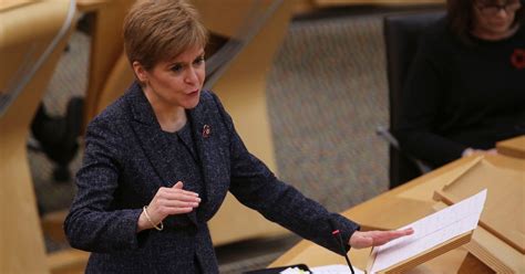 Nicola sturgeon told the scottish parliament there will be a legal requirement for people to stay at home for the rest of january in areas currently in level 4, which covers mainland scotland and skye. Nicola Sturgeon coronavirus update RECAP as FM considers ...