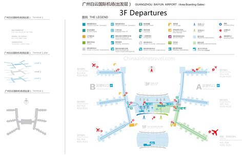 Terminal 1 Layout Plan Of Guangzhou Baiyun Airport T1 Layout