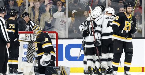 Recap Bruins Drop To Kings 3 2 In Ot Stanley Cup Of Chowder