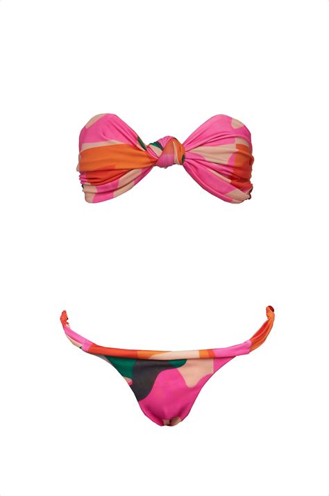 tiffany print arty tropical bikini aanoukis swimwear