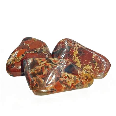 Brecciated Red Jasper Tumble Stones