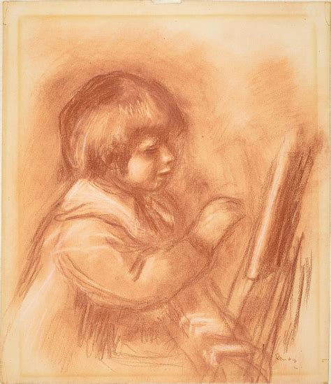 The Artists Son Claude Or Coco C 1906 Painting By Pierre Auguste