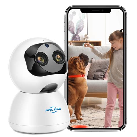 Buy Poctme Pet Camera, Indoor Camera, 1080P WiFi Security Camera - Dual