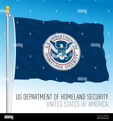 Us Department Of Homeland Security Flag United States Of America