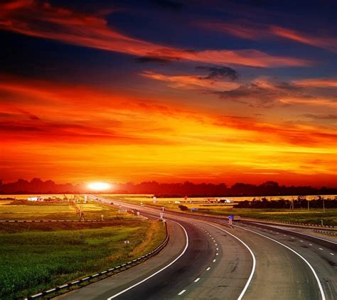 Sunset Highway Wallpaper By Lovey De Free On Zedge